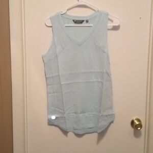 NIB - Soulgani Active Lt Blue Sleeveless Muscle Tee - Size Medium